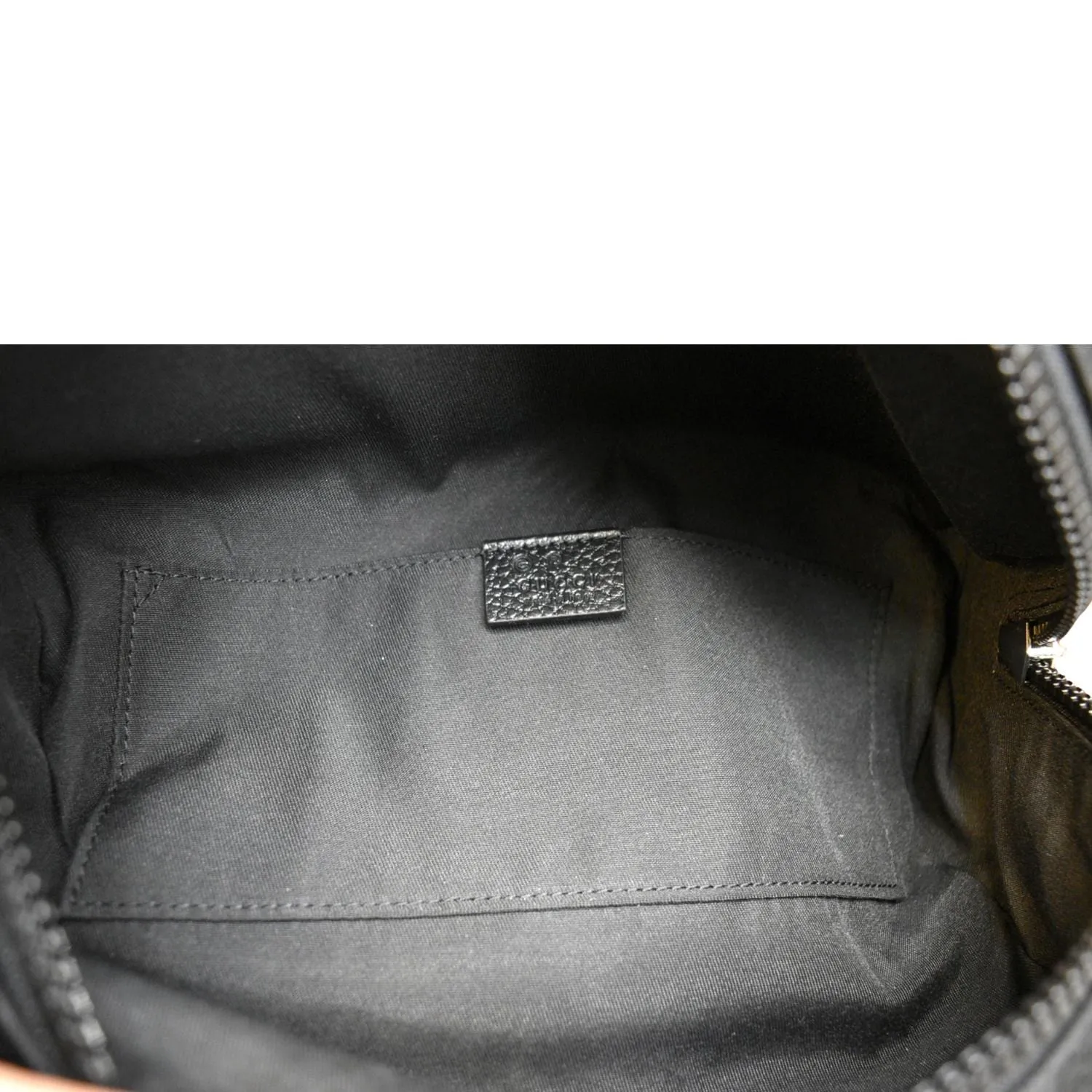 GUCCI GG Monogram Nylon Canvas Fanny Pack Belt Bag Black 449182