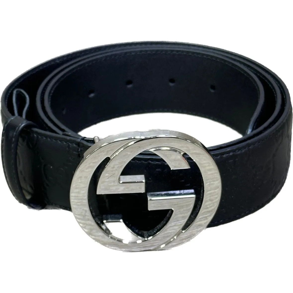 Gucci GG Signature Belt - Black - Size 40