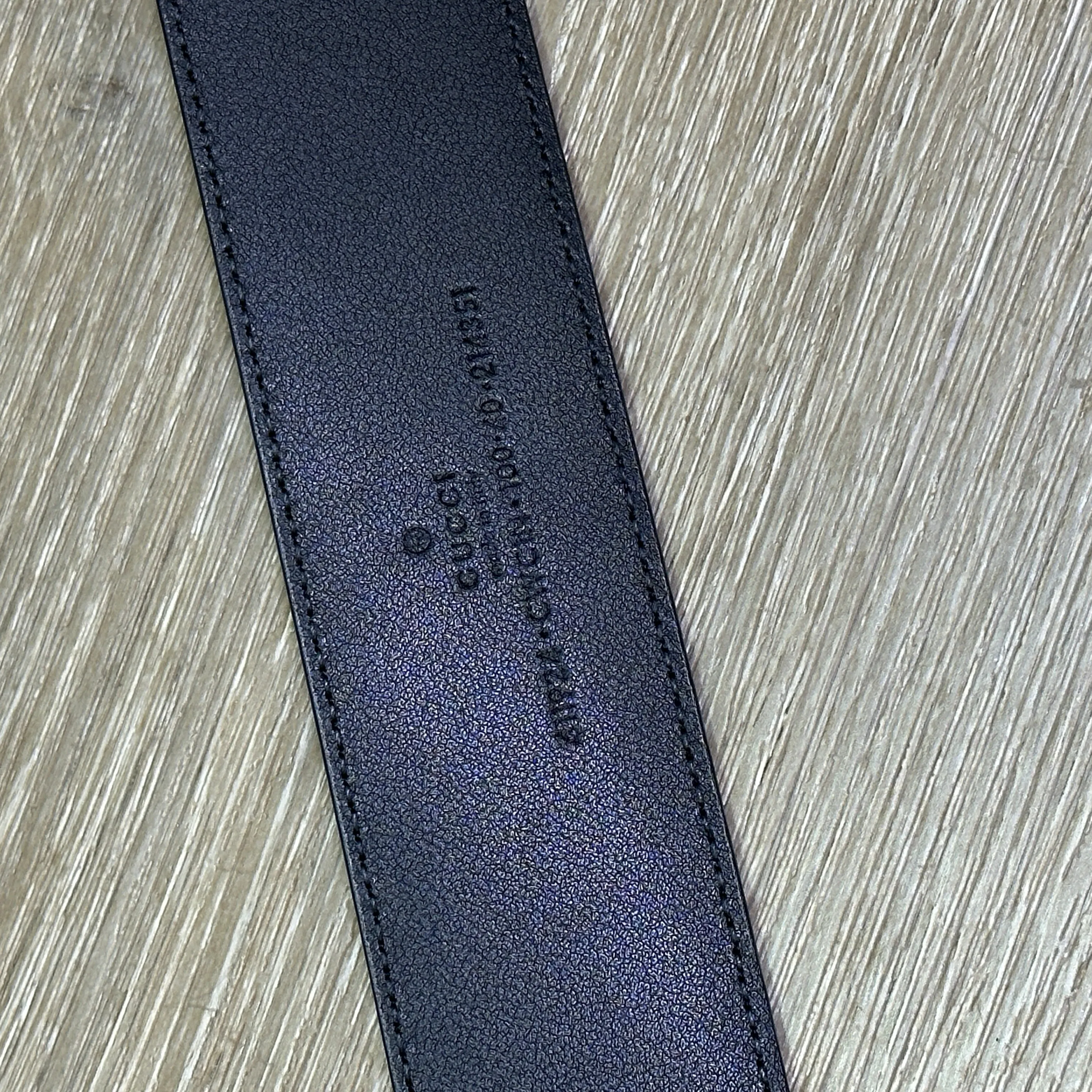 Gucci GG Signature Belt - Black - Size 40