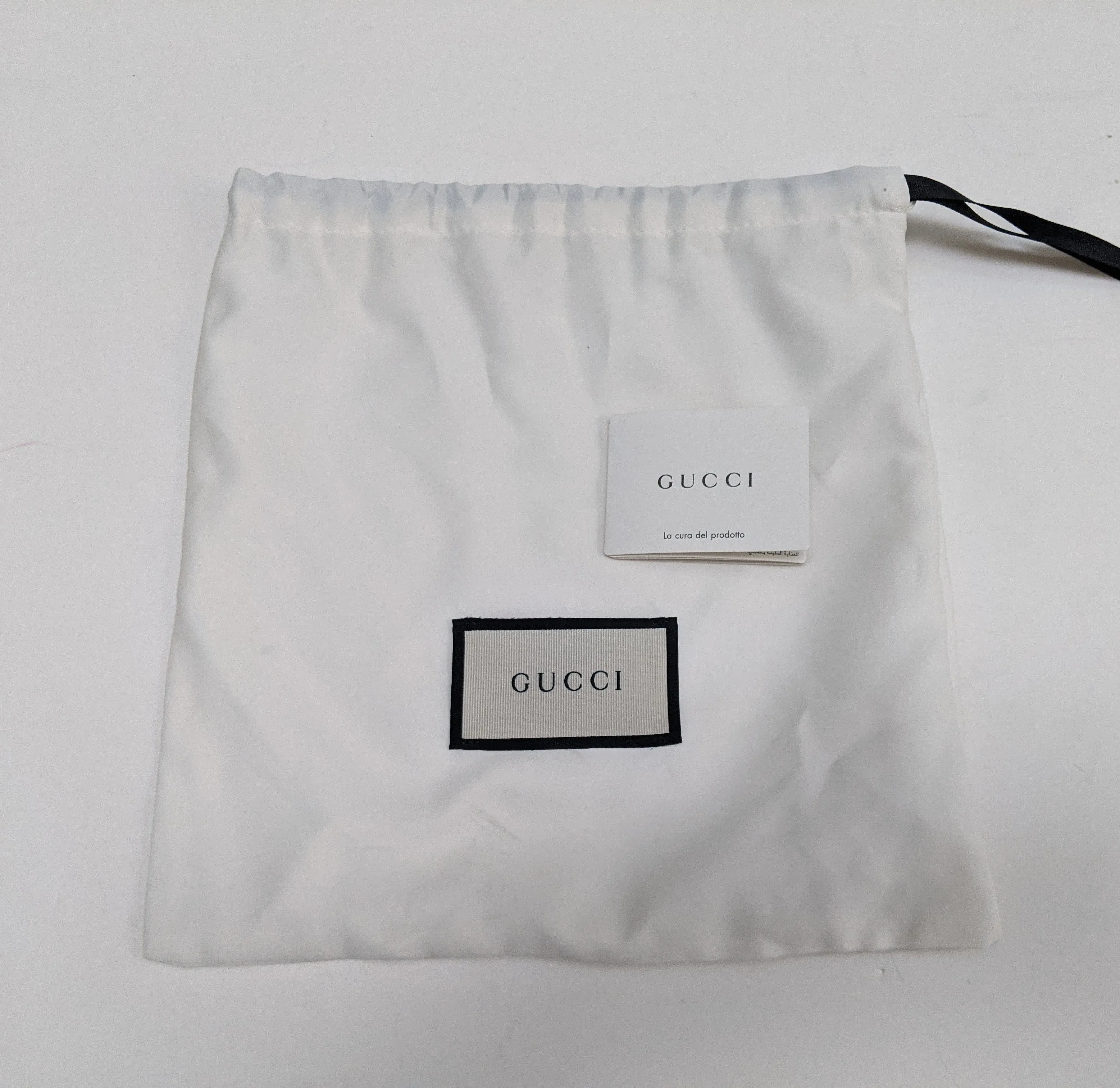 Gucci GG Supreme Brass Buckle Canvas and Brown Leather Belt 4cm