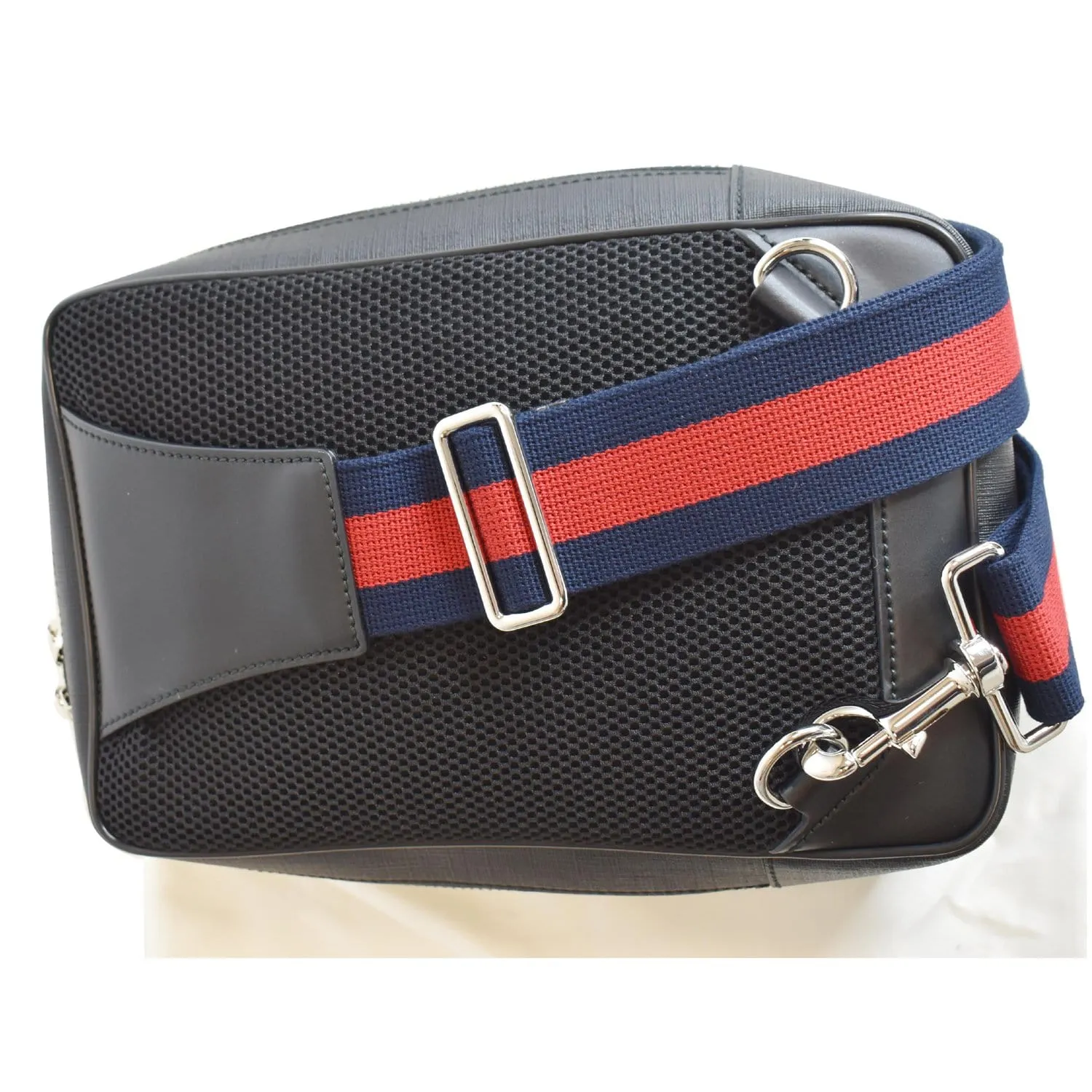 GUCCI GG Supreme Canvas Belt Bag Black 478325