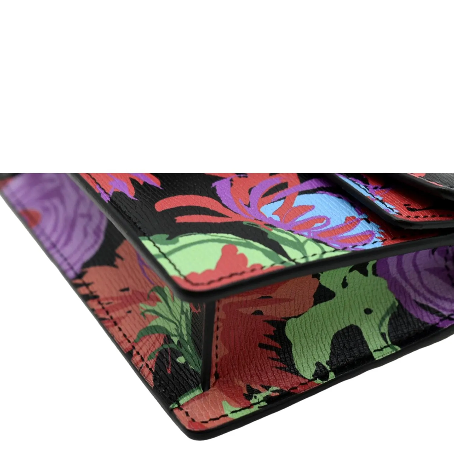 GUCCI Ken Scott Dionysus Printed Leather Shoulder Bag Multicolor