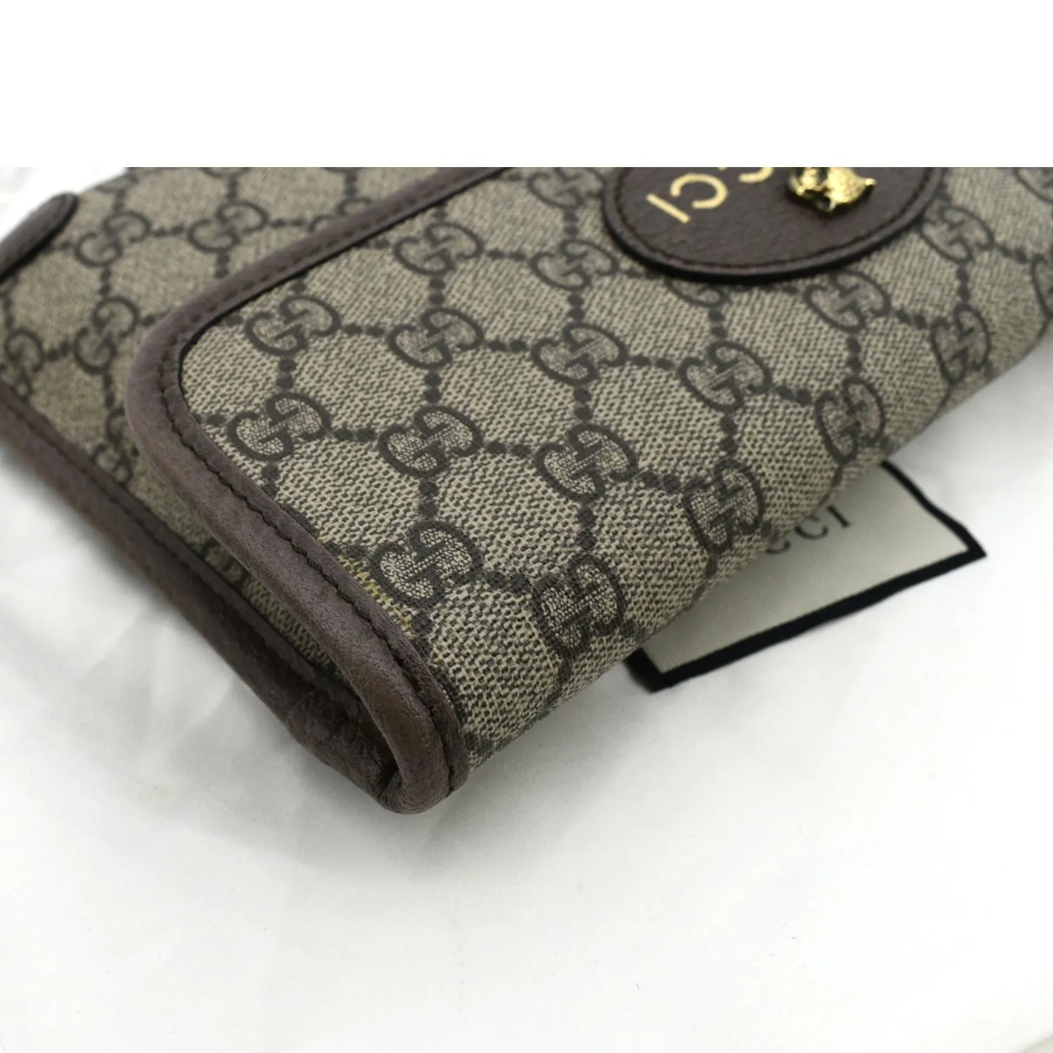 GUCCI Neo Vintage GG Monogram Canvas Belt Bag Beige 493930