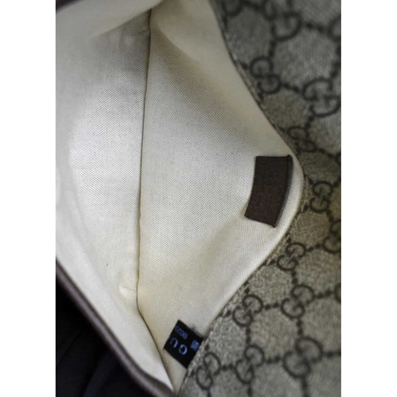 GUCCI Neo Vintage GG Monogram Canvas Belt Bag Beige 493930