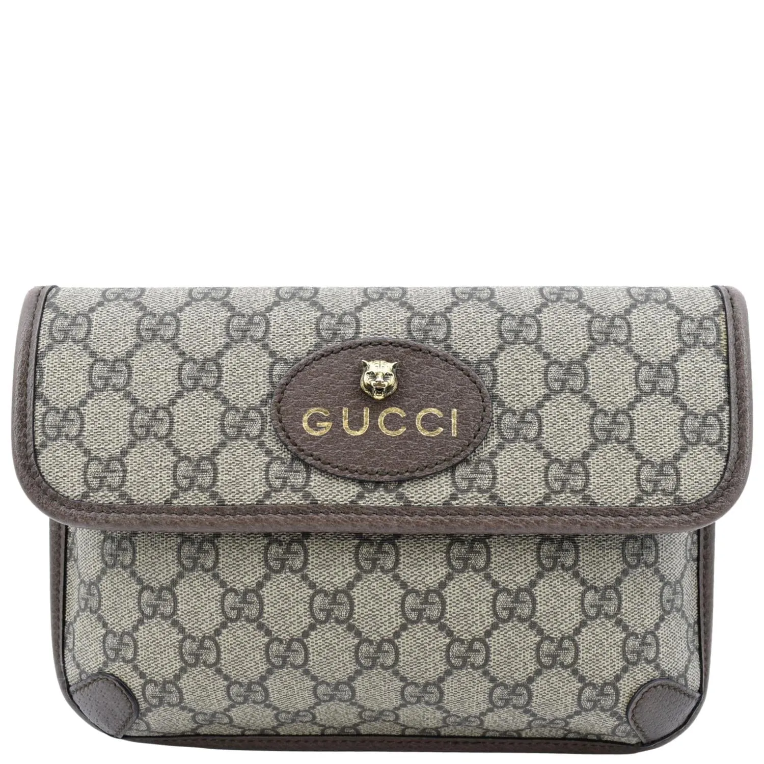 GUCCI Neo Vintage GG Monogram Canvas Belt Bag Beige 493930