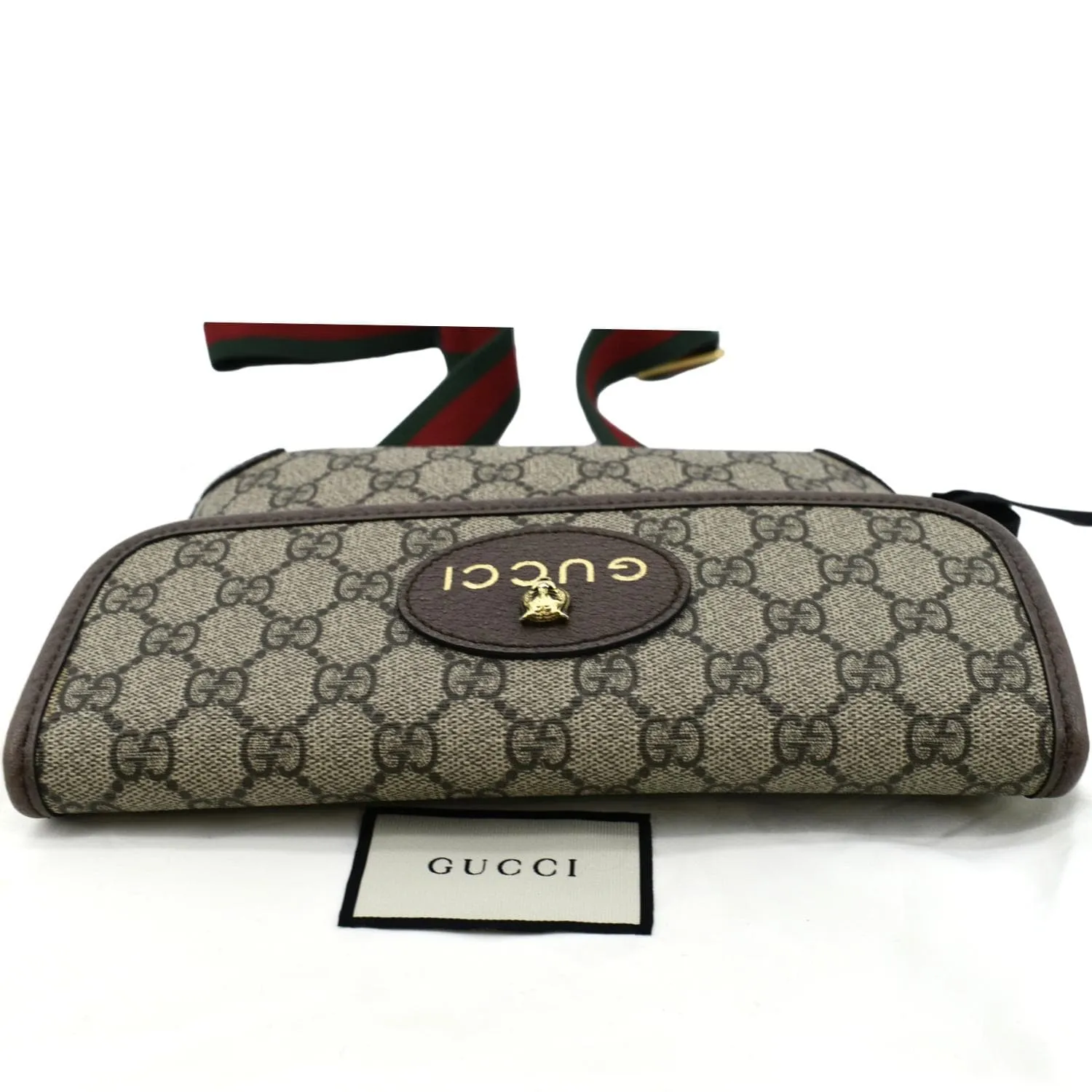 GUCCI Neo Vintage GG Monogram Canvas Belt Bag Beige 493930