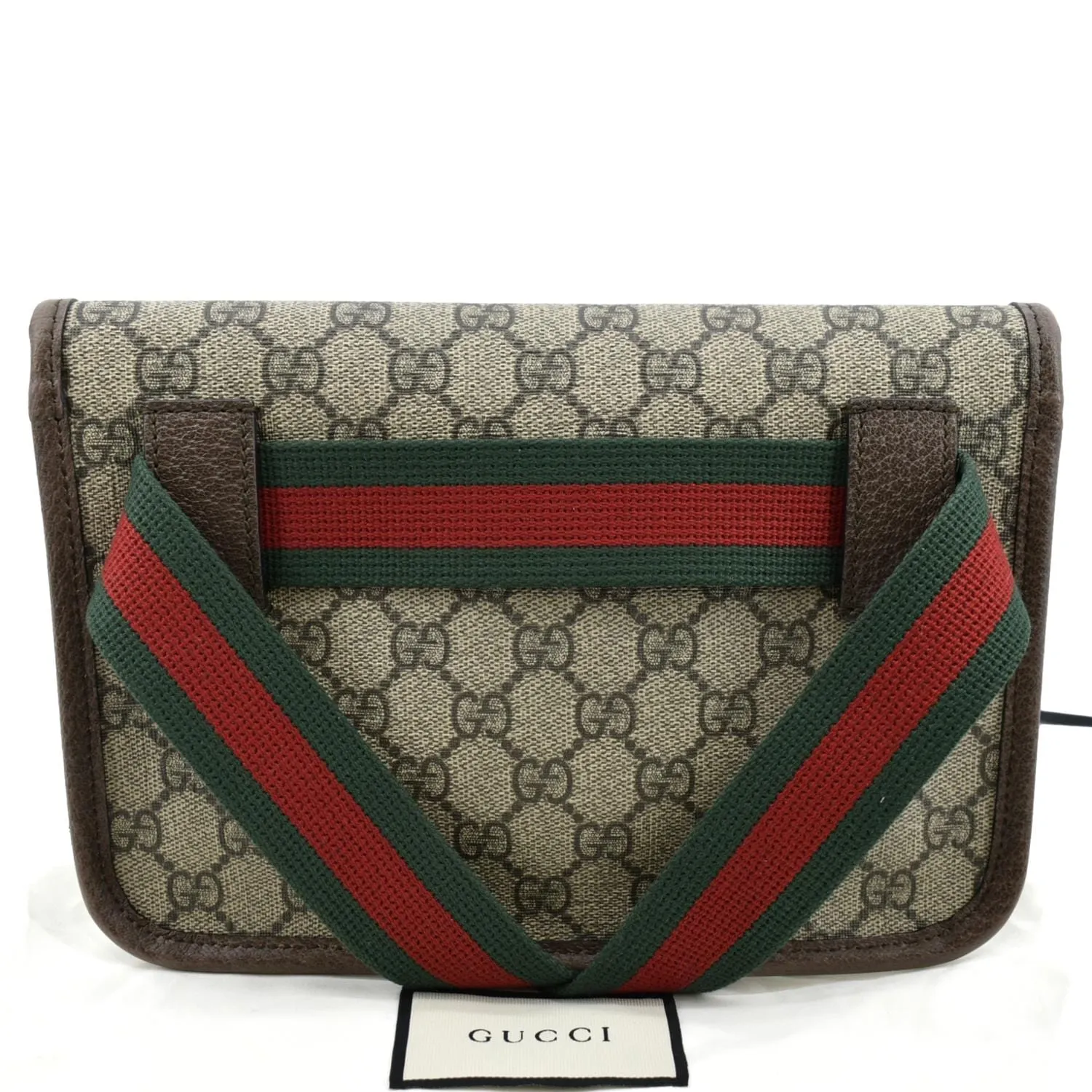 GUCCI Neo Vintage GG Monogram Canvas Belt Bag Beige 493930
