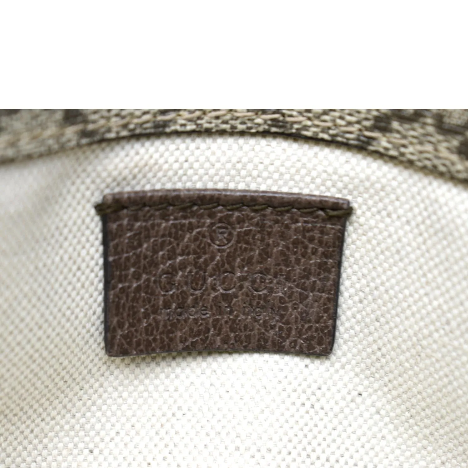 GUCCI Neo Vintage GG Monogram Canvas Belt Bag Beige 493930