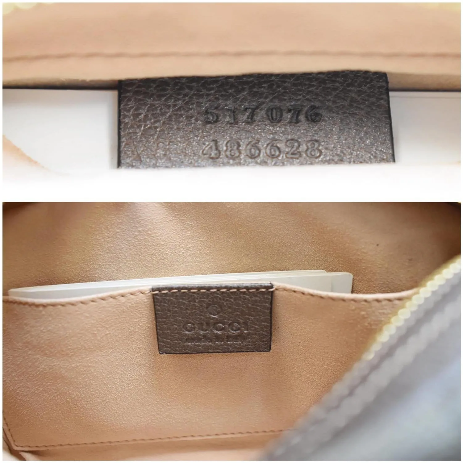 GUCCI Ophidia Small GG Supreme Canvas Web Belt Bag Brown 517076