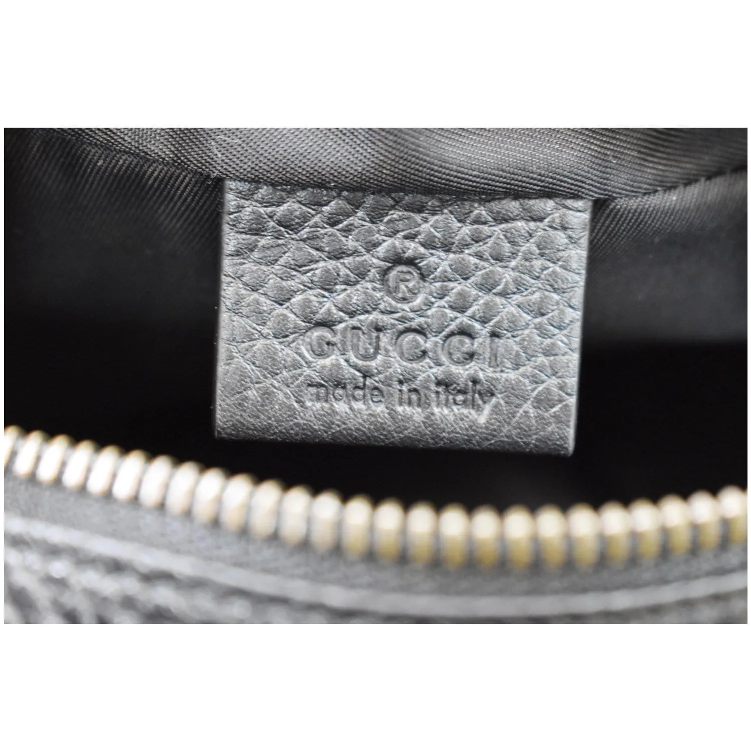 GUCCI Soho Disco Small Leather Crossbody Bag Black 347994