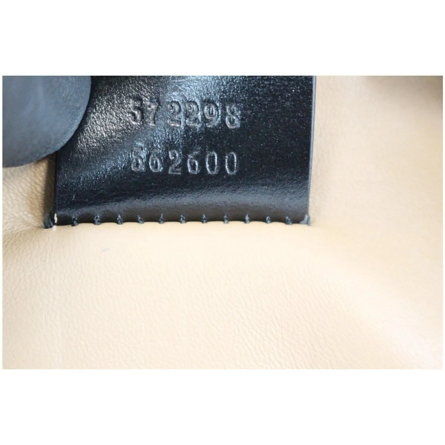 GUCCI Trapuntta Calfskin Leather Belt Crossbody Bag Black 572298