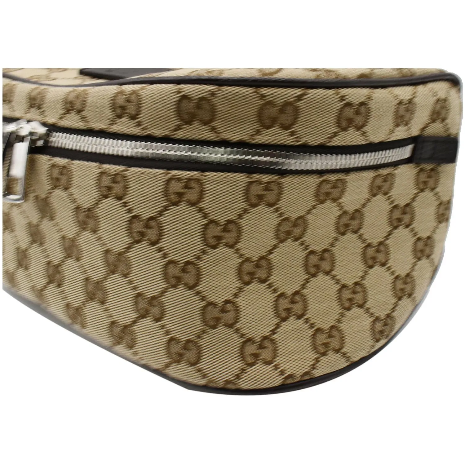 GUCCI Waist Pouch GG Canvas Belt Bag Beige 630915 - 25% OFF
