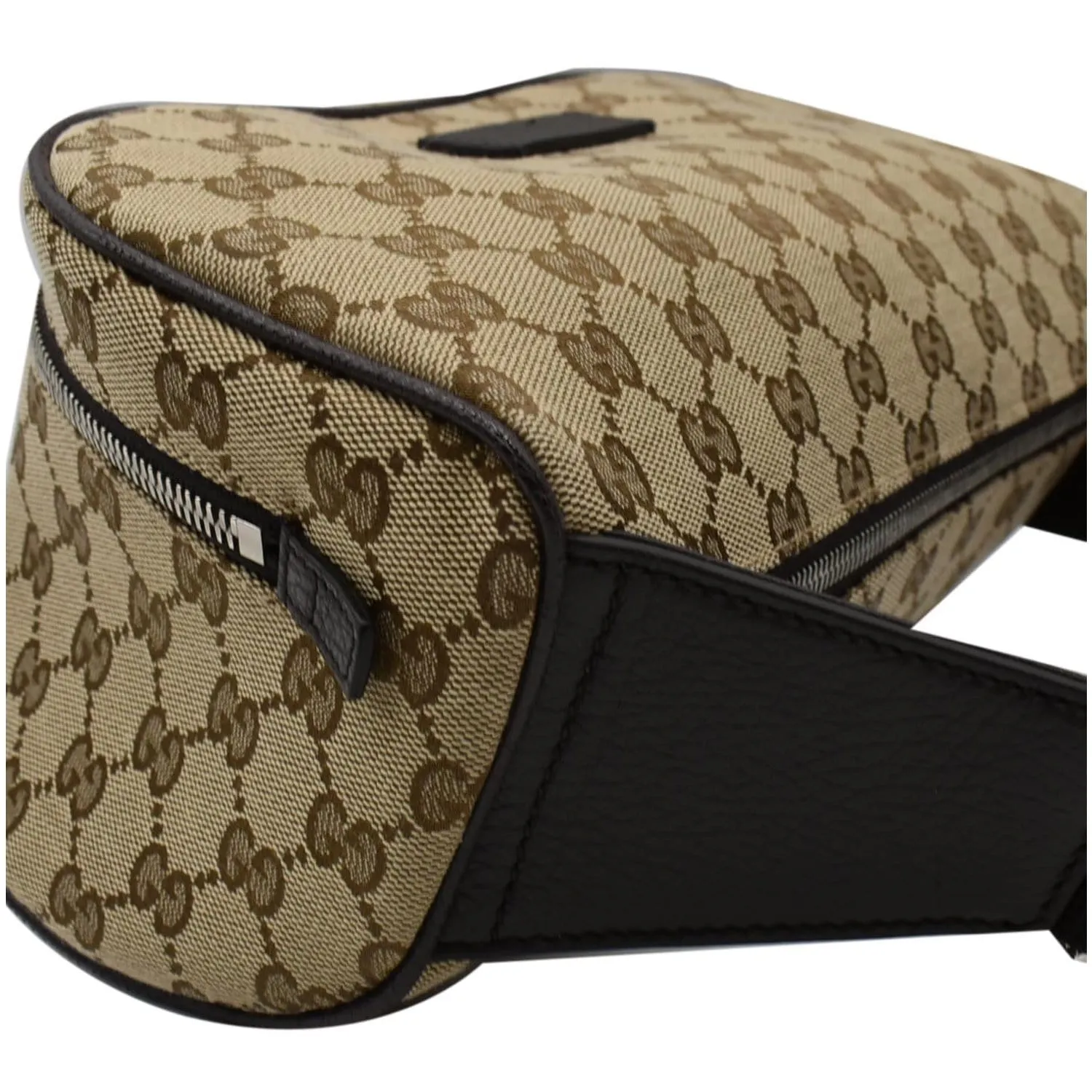 GUCCI Waist Pouch GG Canvas Belt Bag Beige 630915 - 25% OFF