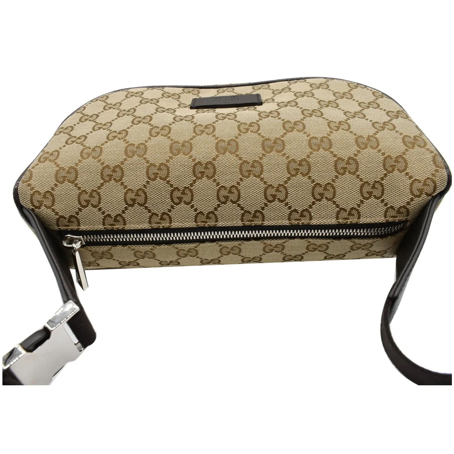 GUCCI Waist Pouch GG Canvas Belt Bag Beige 630915 - 25% OFF
