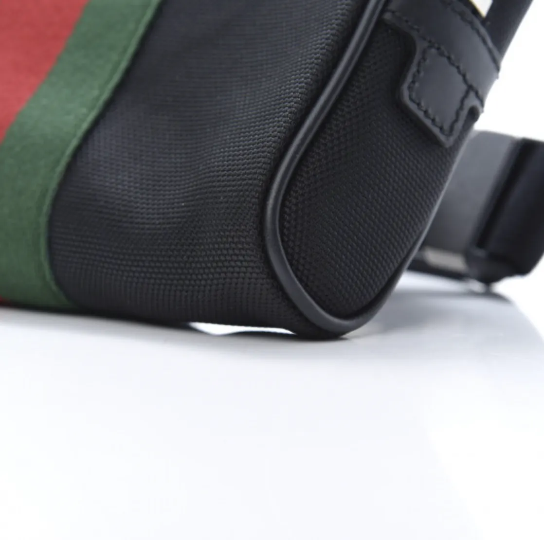 Gucci Web Techno Canvas Belt Bag