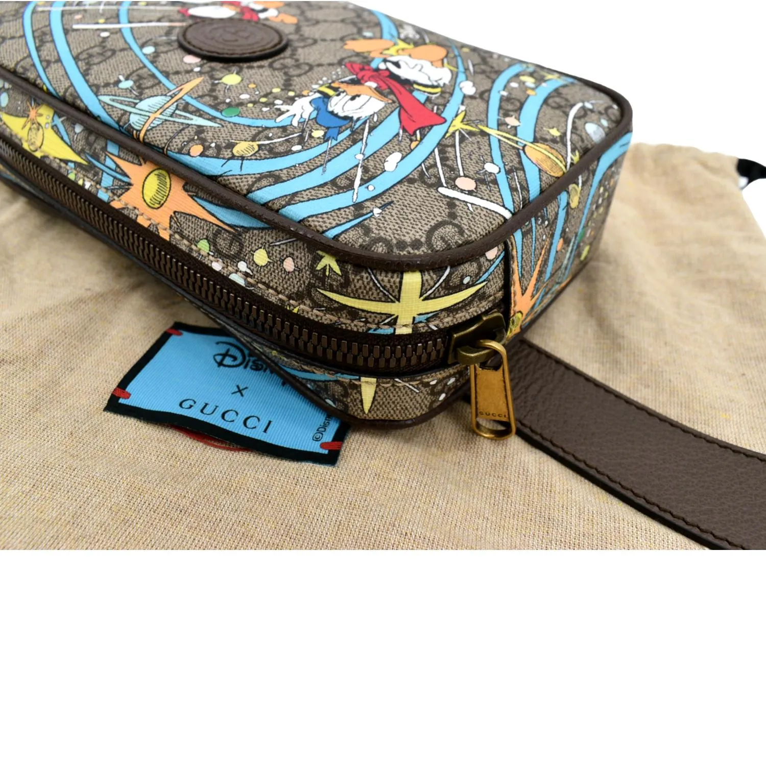 GUCCI xDisney GG Supreme Canvas Belt Bag Beige 602695