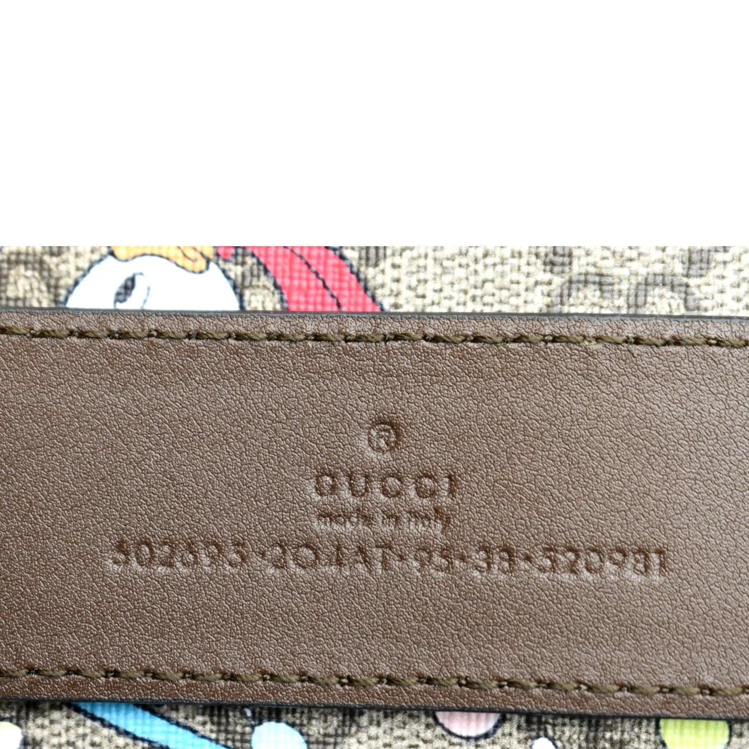 GUCCI xDisney GG Supreme Canvas Belt Bag Beige 602695