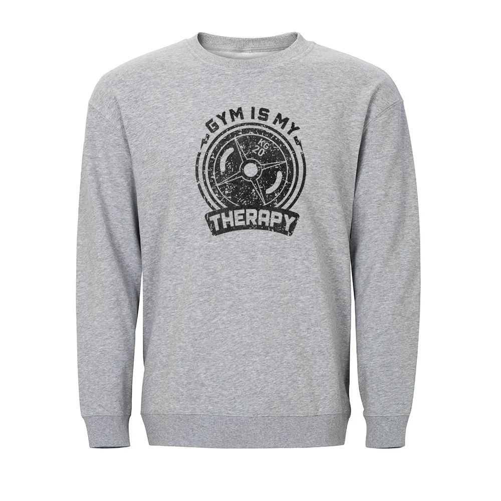 Gym Is My Therapy Crewneck Sweatshirt