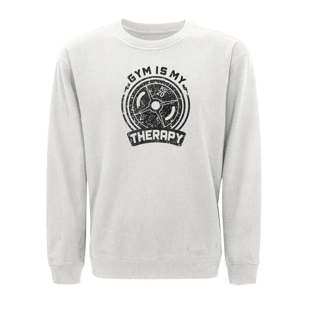 Gym Is My Therapy Crewneck Sweatshirt