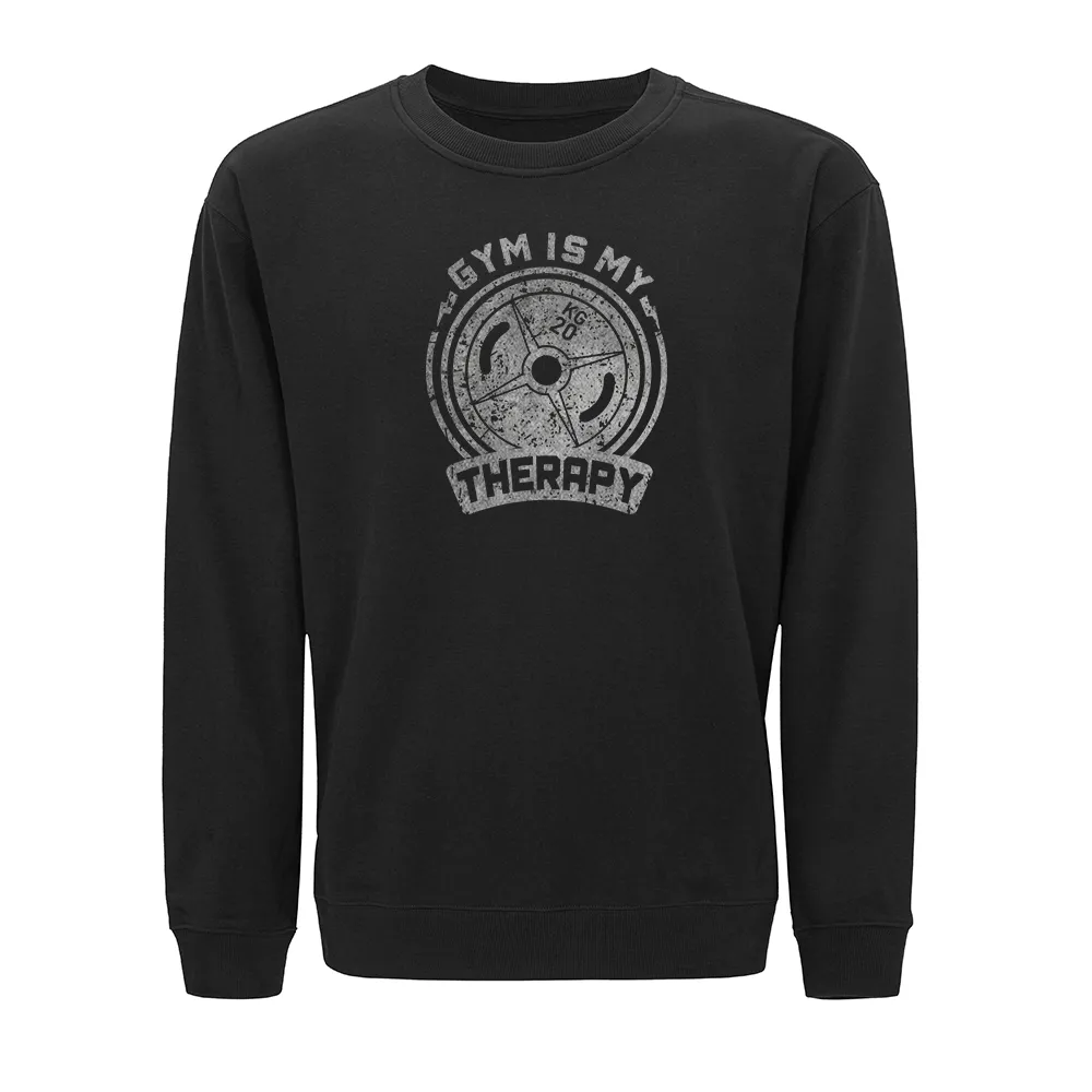 Gym Is My Therapy Crewneck Sweatshirt