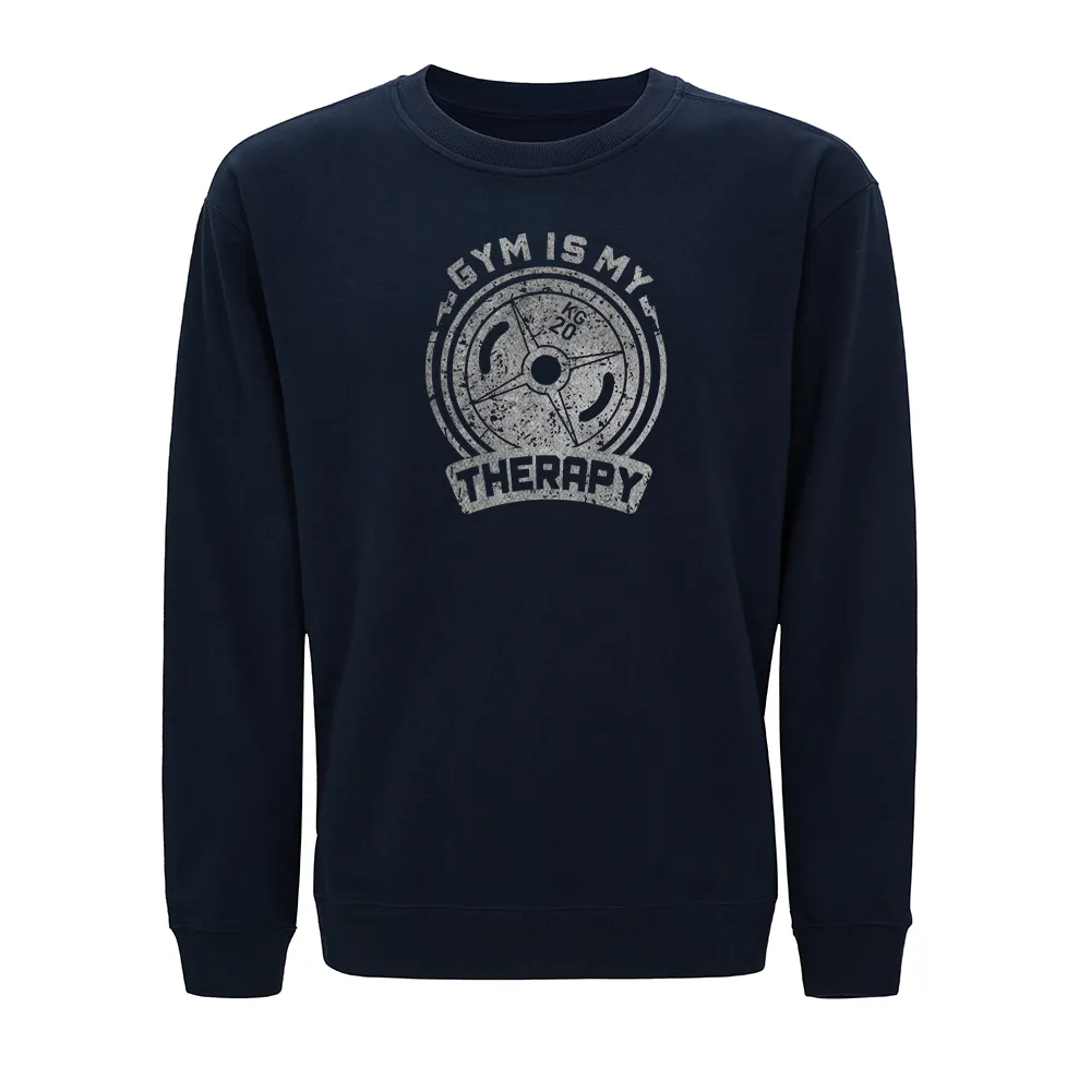 Gym Is My Therapy Crewneck Sweatshirt