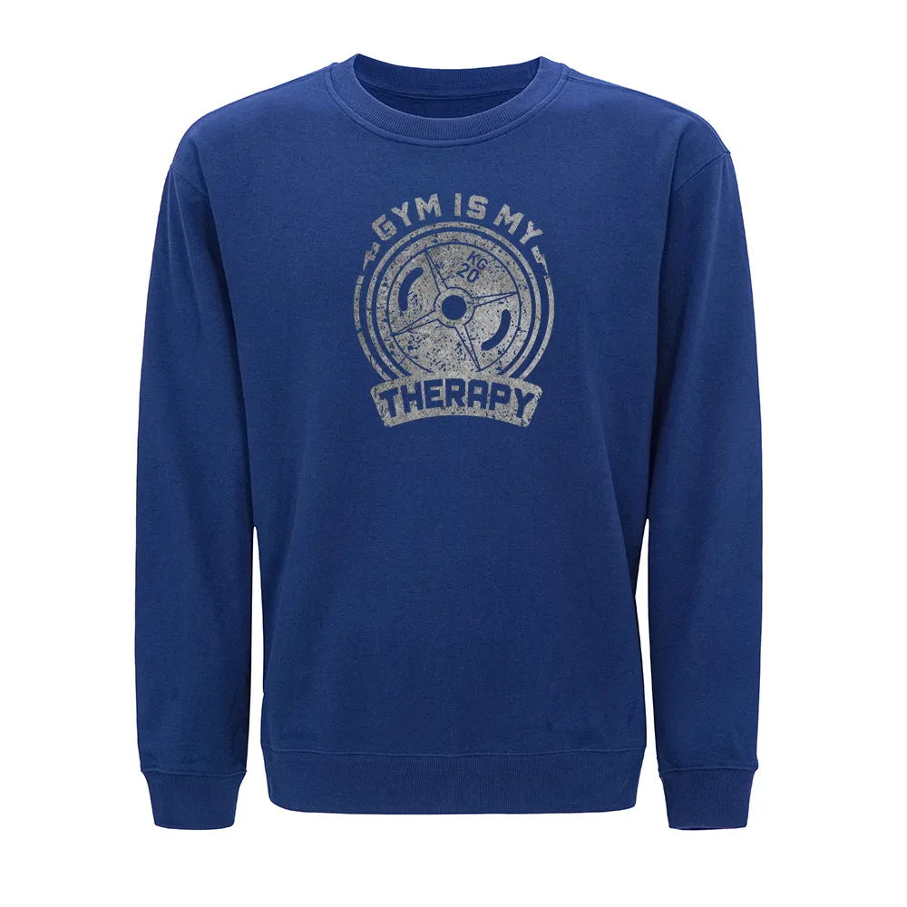 Gym Is My Therapy Crewneck Sweatshirt
