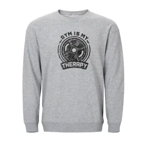 Gym Is My Therapy Crewneck Sweatshirt
