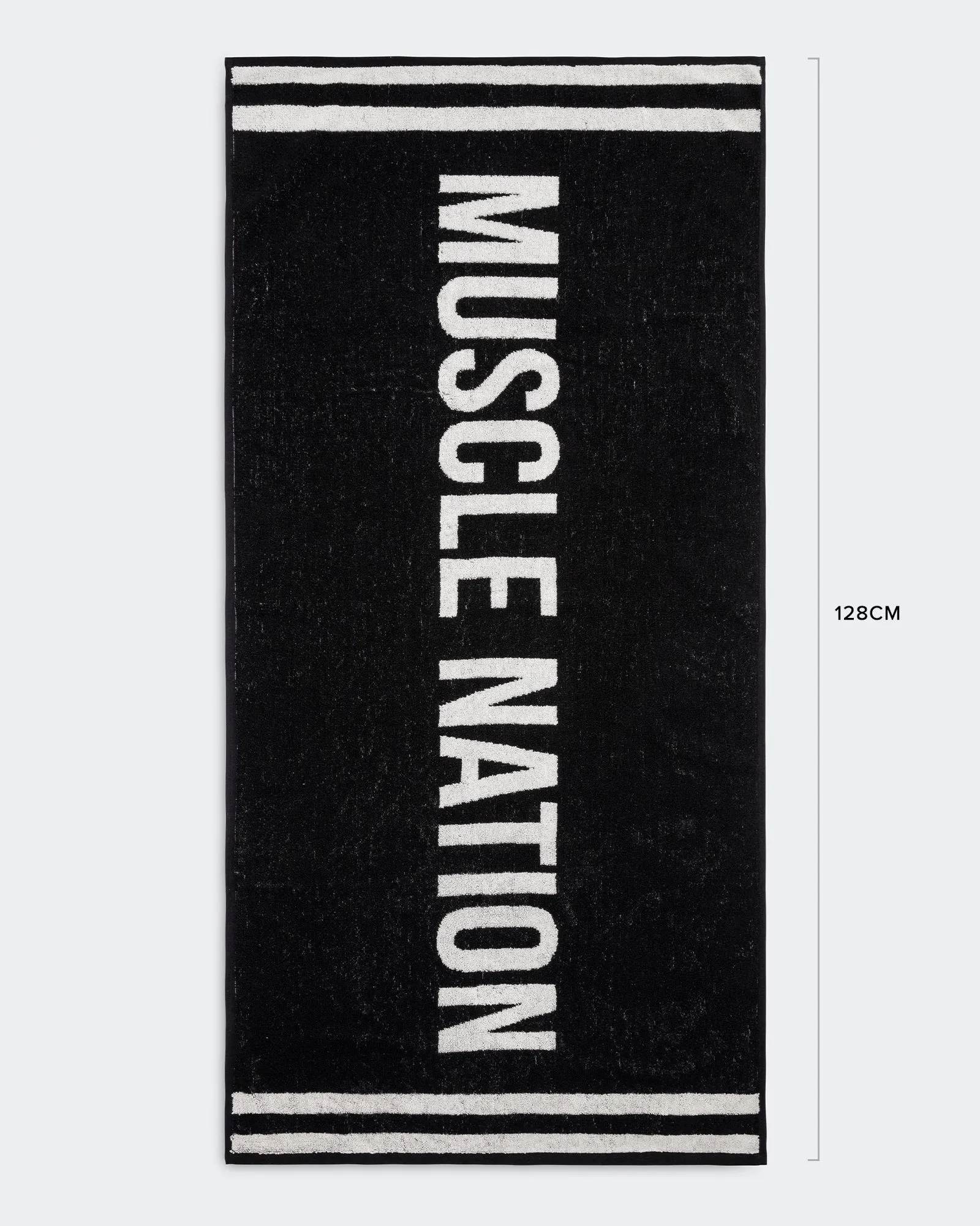Gym Towel - Black/ White