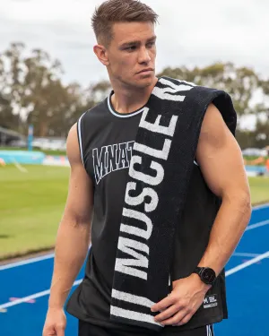 Gym Towel - Black/ White