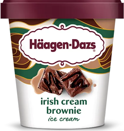 Haagen-Dazs Spirits, Irish Cream Brownie (Pint)