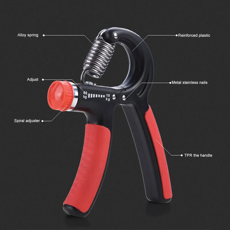 Hand Arm Grip Workout Fitness Strength Trainer Adjustable Resistance Hand Exerciser Gripper Power Training Carpal Expander