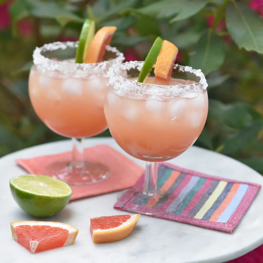Hand Woven Coasters | Citrus Stripes and Solids with Optional Gift Bag