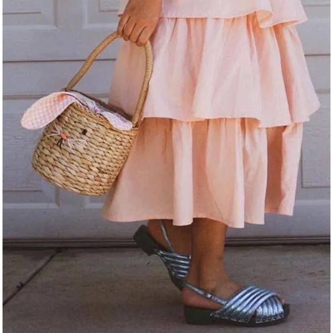 Handwoven Straw Paper - Bunny Bag