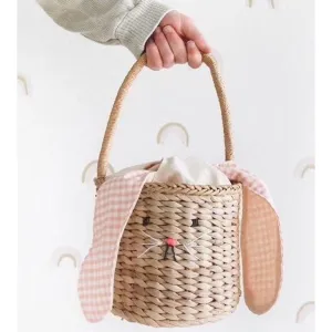 Handwoven Straw Paper - Bunny Bag