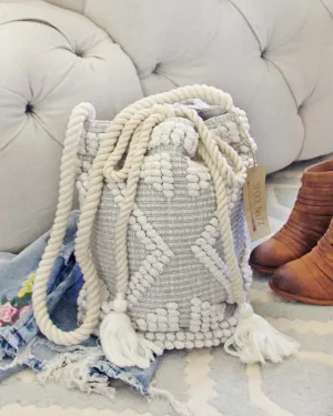 Hayden Woven Tote in Sand