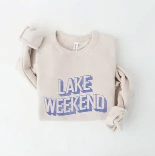 Heather Dust Lake Weekend Crewneck-XL