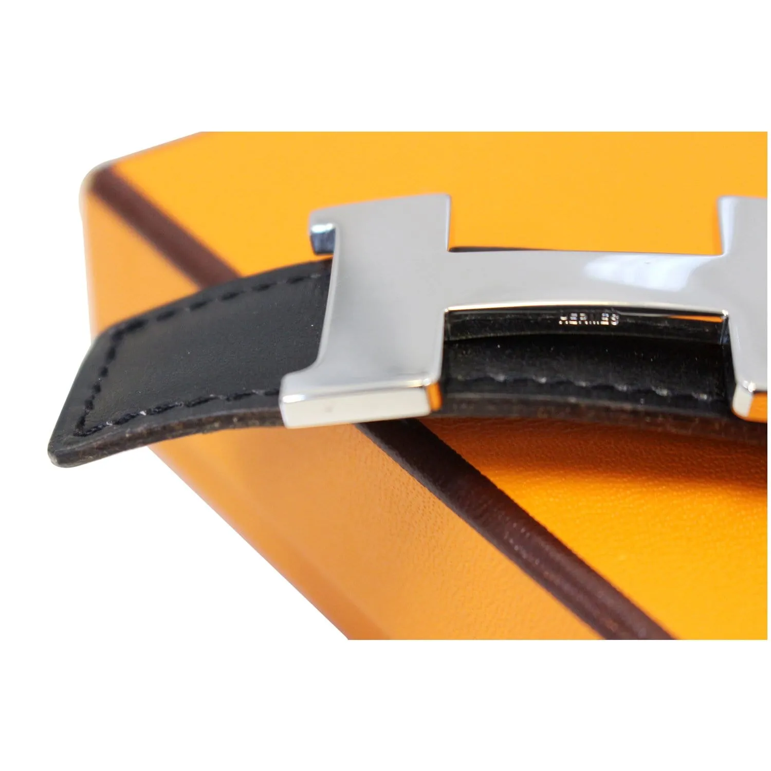 HERMES Belt Constance Buckle H Reversible Size 65