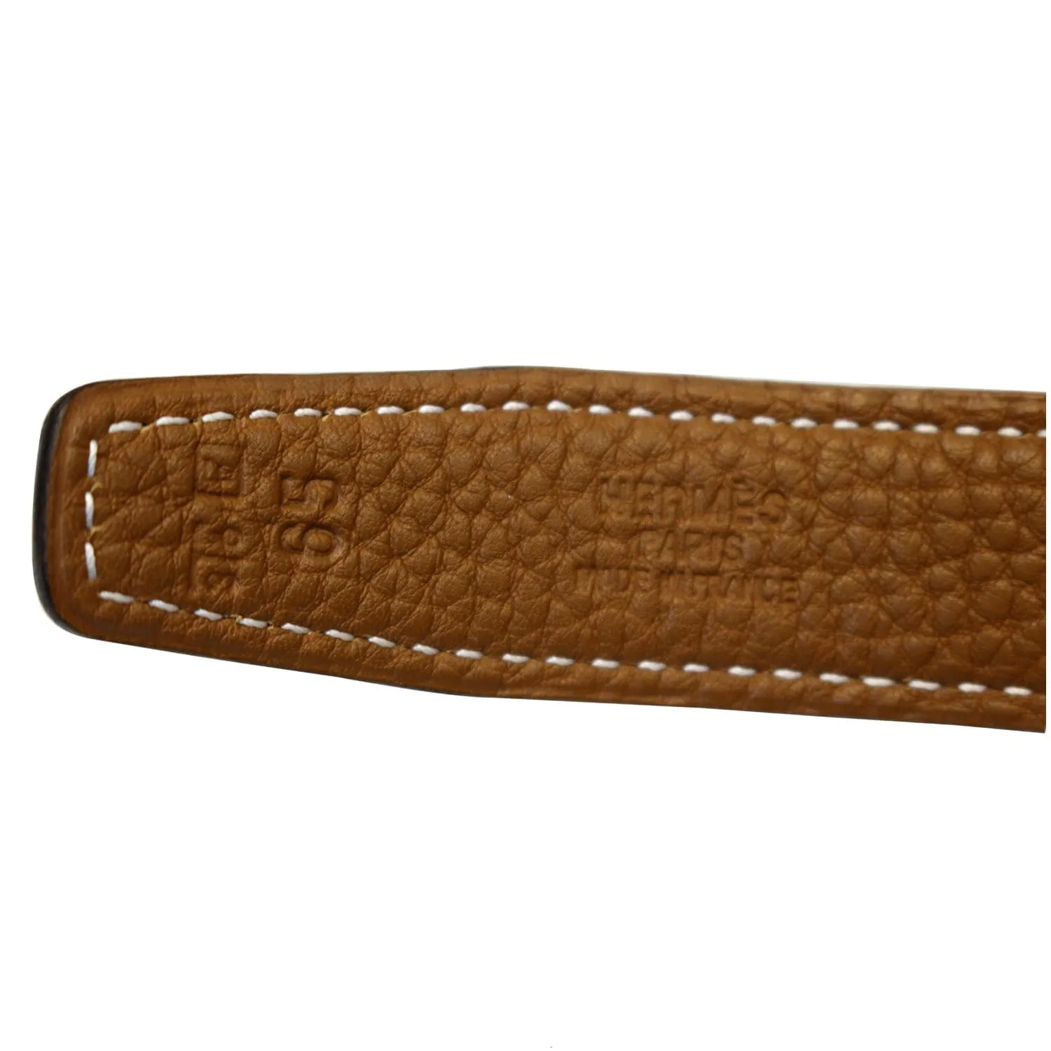 HERMES Belt Constance Buckle H Reversible Size 65