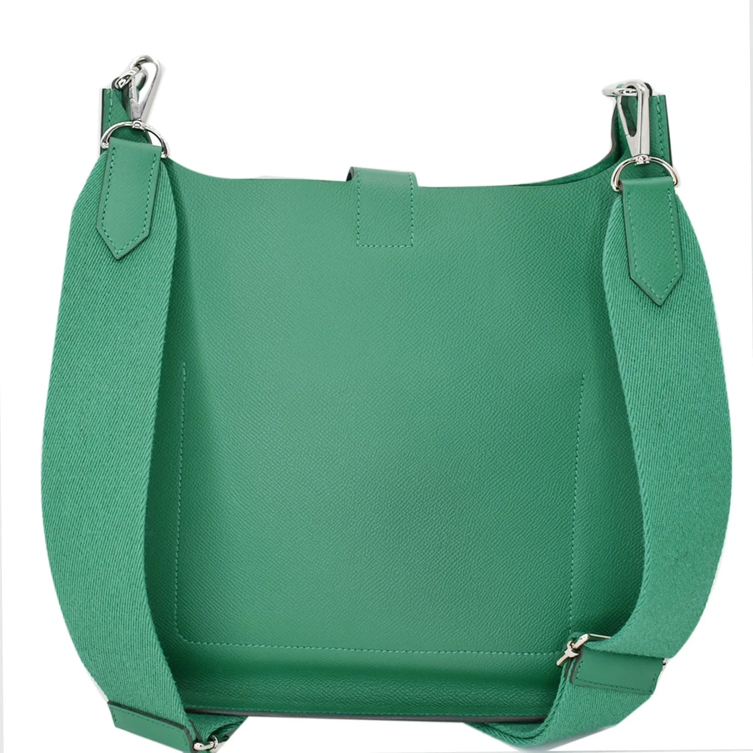 HERMES Evelyne Sellier 29 Epsom Leather Crossbody Bag Vert Vertigo