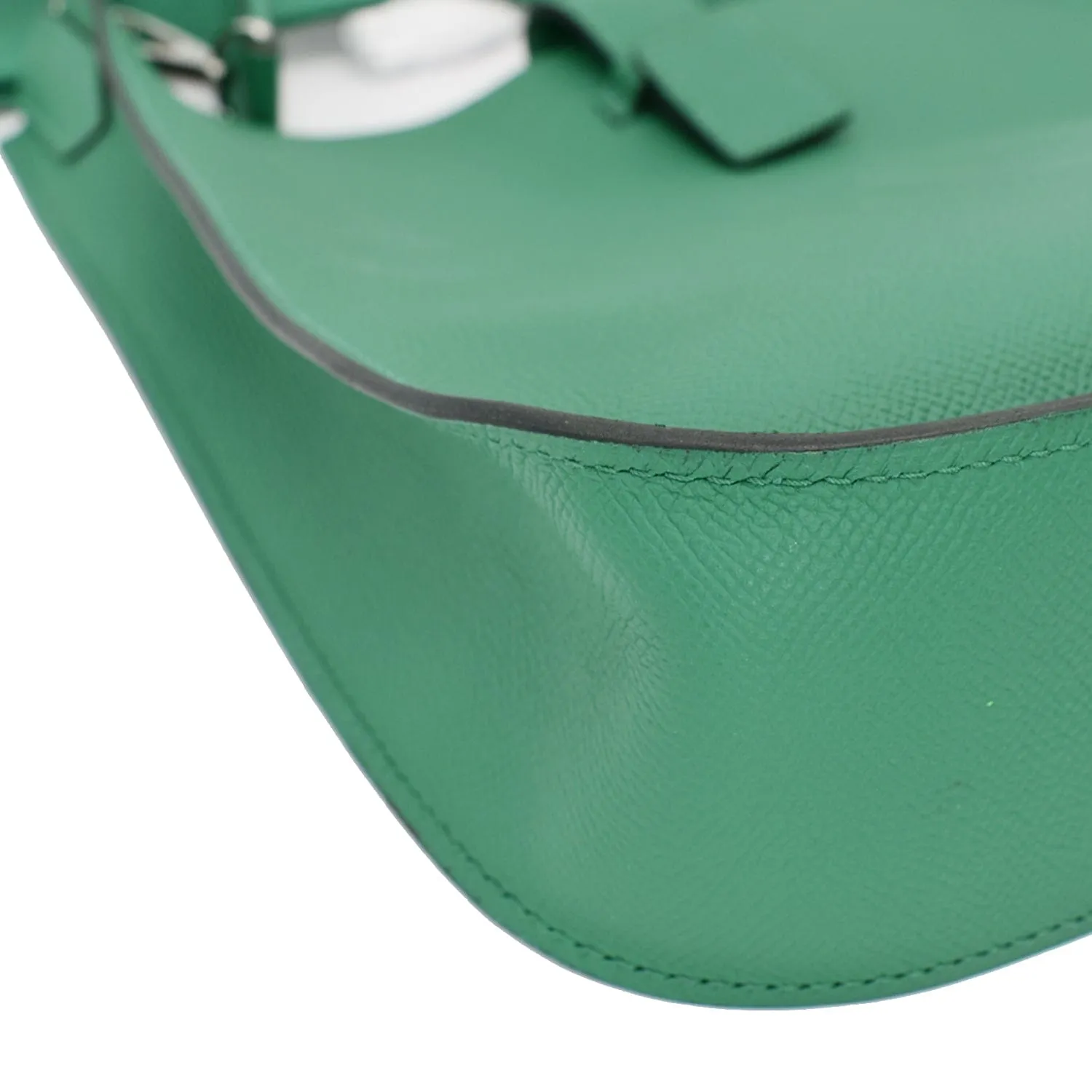 HERMES Evelyne Sellier 29 Epsom Leather Crossbody Bag Vert Vertigo