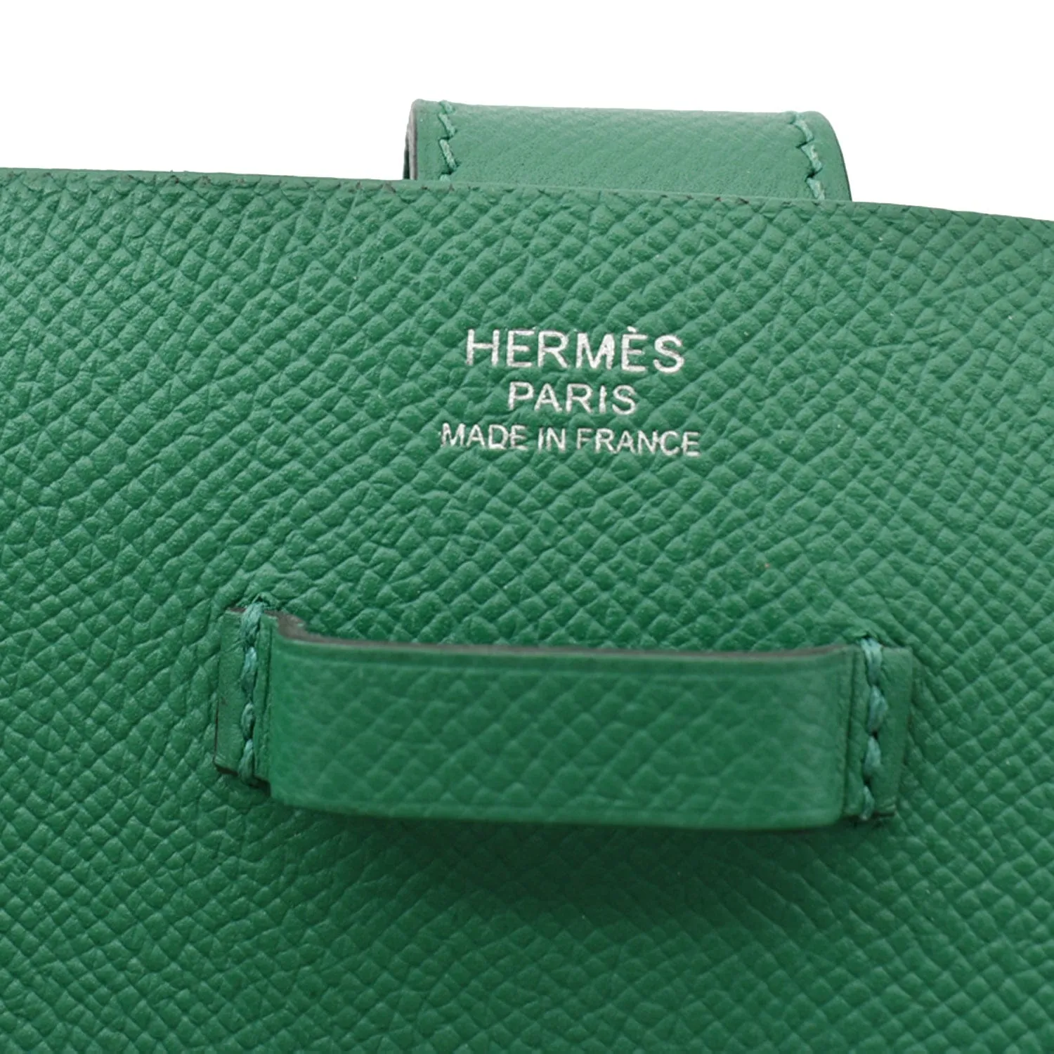 HERMES Evelyne Sellier 29 Epsom Leather Crossbody Bag Vert Vertigo