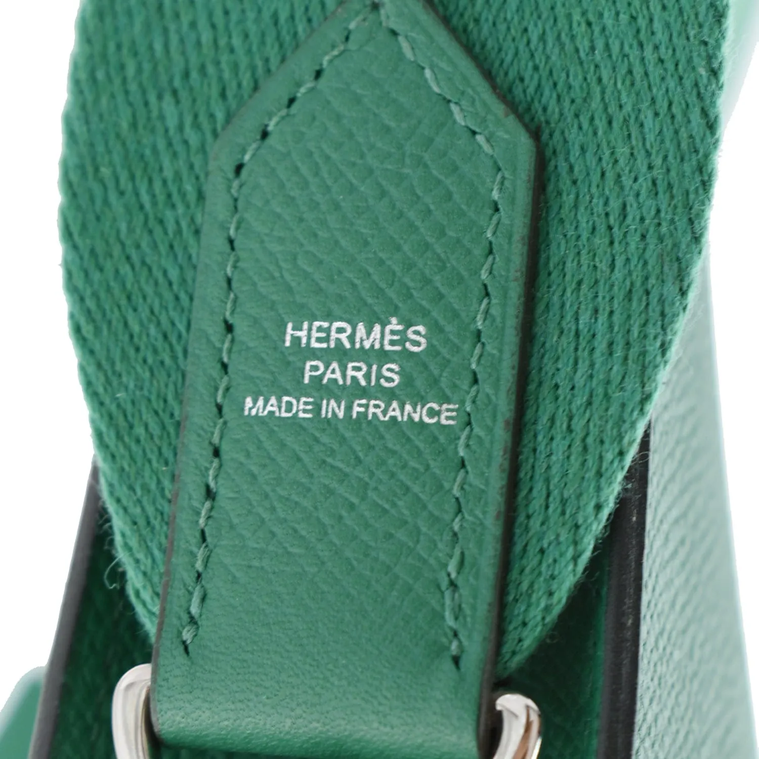 HERMES Evelyne Sellier 29 Epsom Leather Crossbody Bag Vert Vertigo