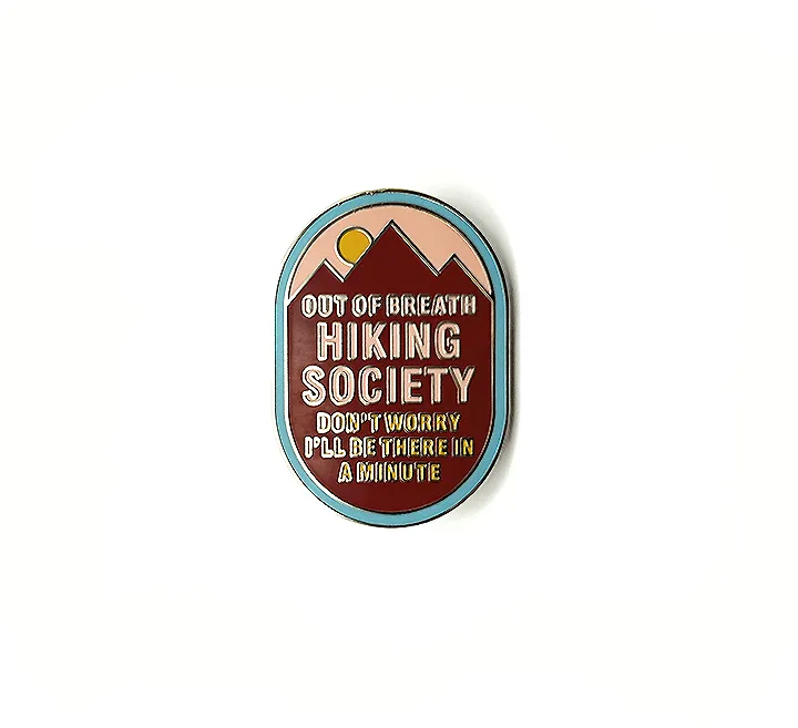 Hiking Society Enamel Pin