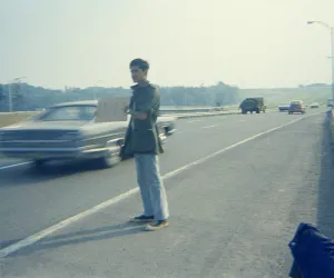 Hitch-hiking back to Montreal, Canadian Forces Base Valcartier