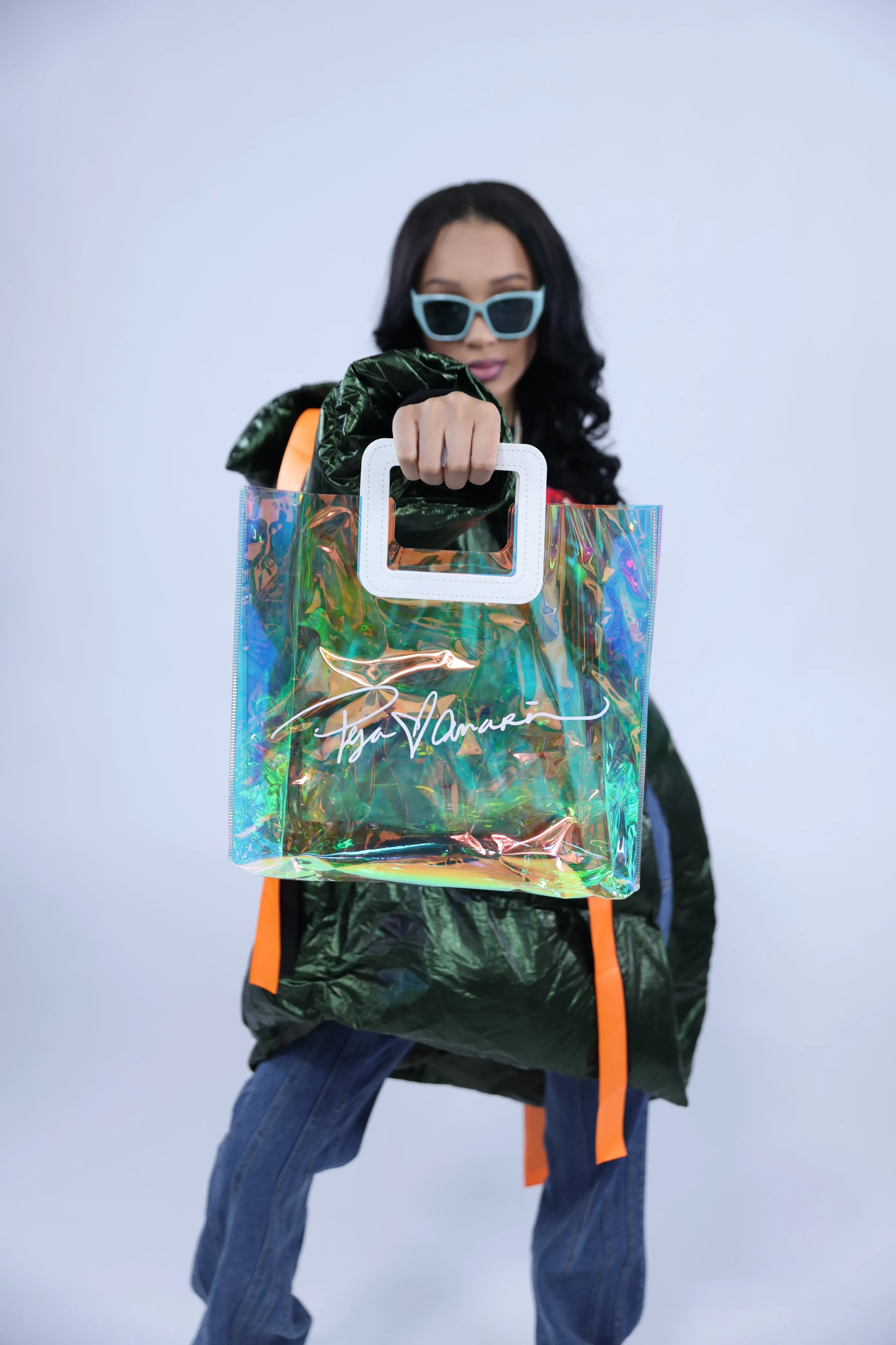 Holographic Peja And Amari Tote Bag