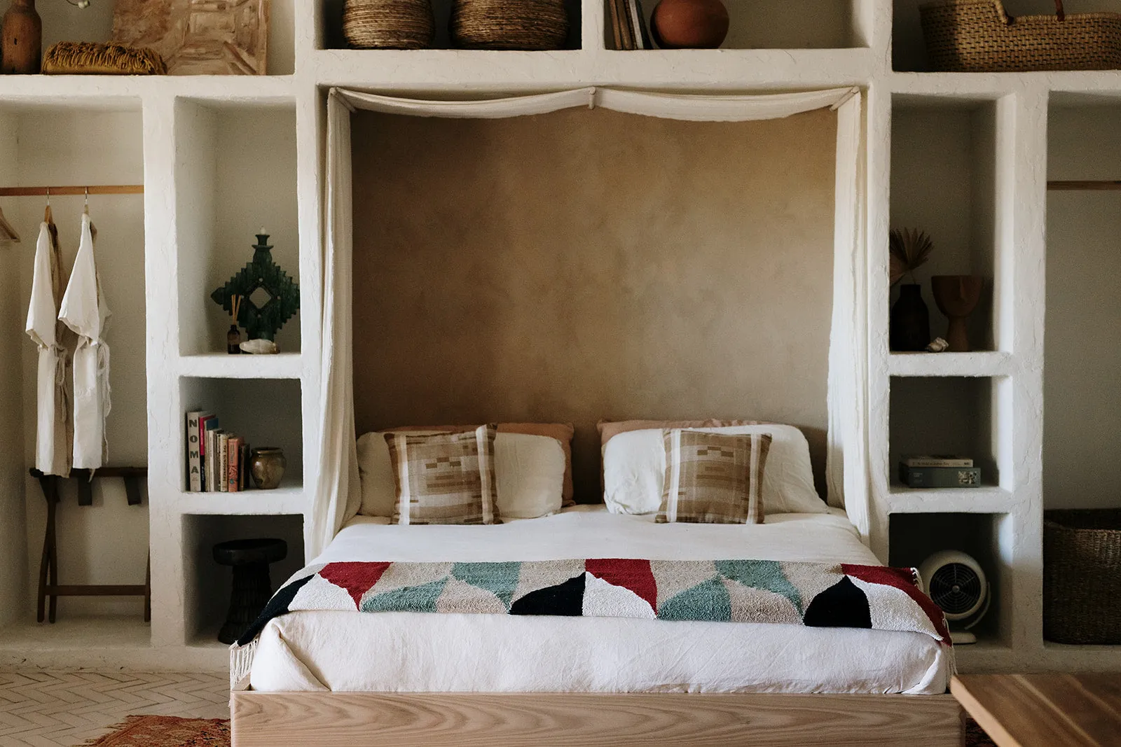 Infinite Diamond (Earth)  // Handwoven Blanket