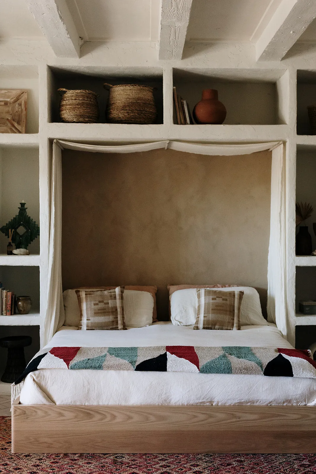 Infinite Diamond (Earth)  // Handwoven Blanket