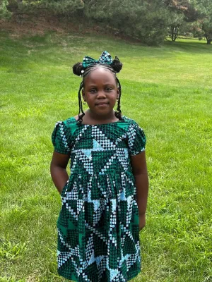 Inu Green Girl Dress