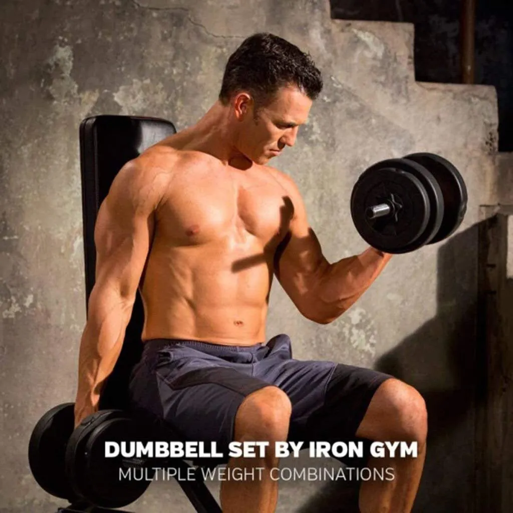 Iron Gym - 15 kg Adjustable Dumbbell Set