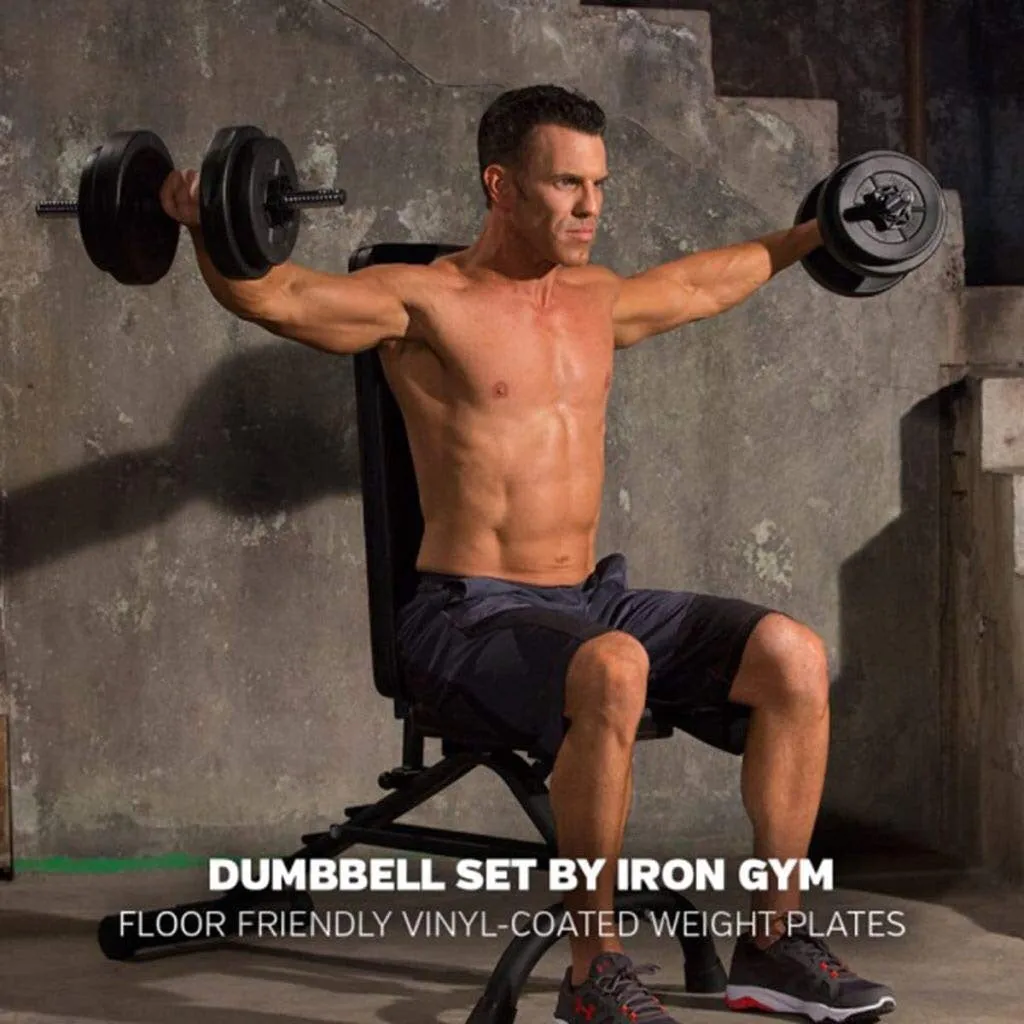 Iron Gym - 15 kg Adjustable Dumbbell Set